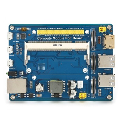 Płyta ekspansji CM3/3LITE 3/3 dla Multi -interface Raspberry Pi z POE MI