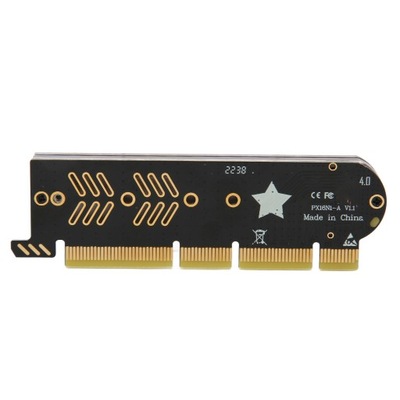 Adapter M.2 NVMe SSD na PCIe PCIe 4.0 ze stopu