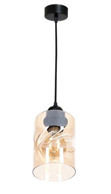 LAMPA WISZĄCA ZWIS ŻYRANDOL LOFT 1 SZKLANA LED