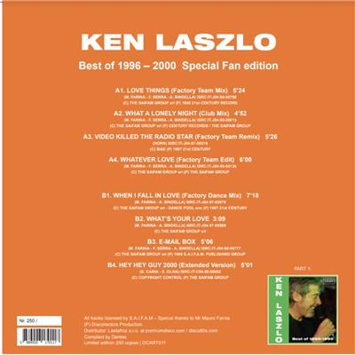 Ken Laszlo - Best of...1996 - 2000 (LP)