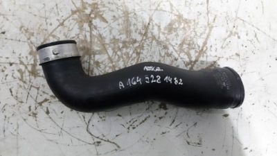 Труба пабтрубок  интеркулер a1645280682 mercedes ml w164 фото №1