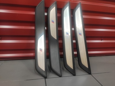 Bmw 7 f01 f02 mpakiet накладки пороговые декоративные дверь пороги kpl оригинал bmw фото №1