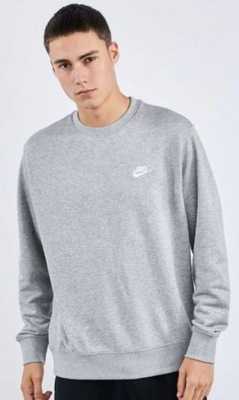 NIKE BLUZA MĘSKA SPORTOWA BAWEŁNIANA LOGO SWOOSH