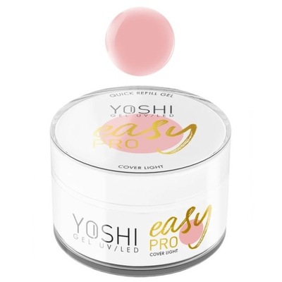 Stavebný gél Yoshi Gel Easy PRO Cover Light, 15 ml