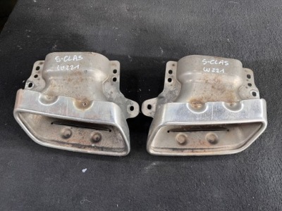 Mercedes s-clas w221 наконечник вихлоп ліва права фото №1