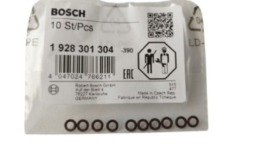 Кольцо уплотнительный обратка bosch 1928301304 10szt. резиновый фото №1