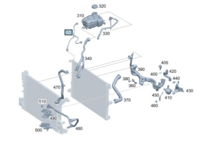 Шланг вентиляційний mercedes b klasa w247 19- фото №1