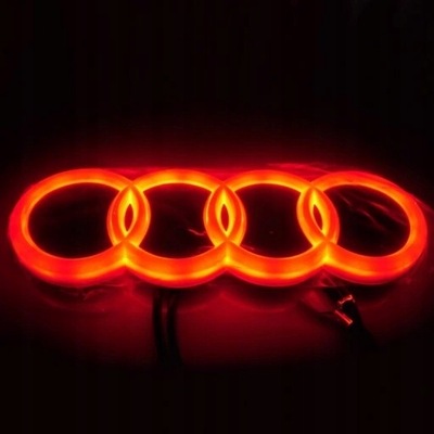 LOGOTIPO COCHE AUDI DIODO LUMINOSO LED LÁMPARA NOCNA  