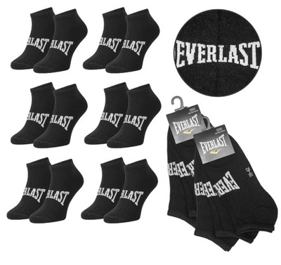 EVERLAST skarpety stopki 6PAK r. 43/46 czarne