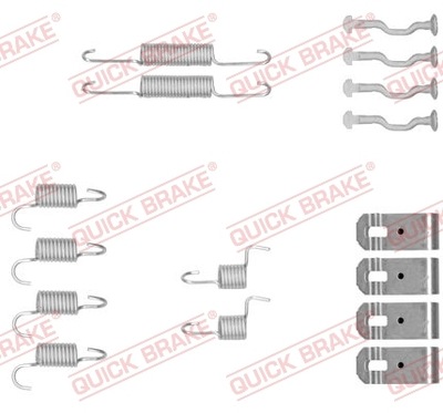 AKSESUARAI APKABŲ STABDŽIŲ QUICK BRAKE 105-0876 