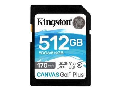 karta pamięci Kingston Canvas Go+ SD 512GB