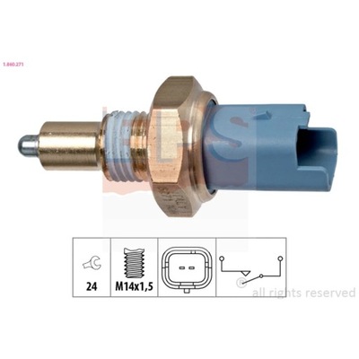 PRZELACZNIK, LUZ RETROVISOR EPS 1.860.271  