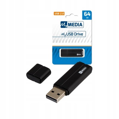 PENDRIVE USB 64GB PAMIĘĆ USB PRZENOŚNA MYMEDIA