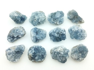celestyn kamień naturalny niebieski surowa bryła