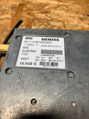 Bmw e65 e66 модуль блок керування телефону 6921403 фото №1