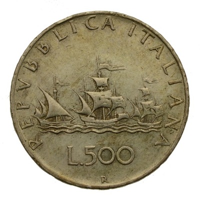 Włochy - 500 Lirów 1960 r. - Stan 3+