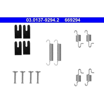 Набір монтаж колодка toyota corolla e12 01-07 фото №1