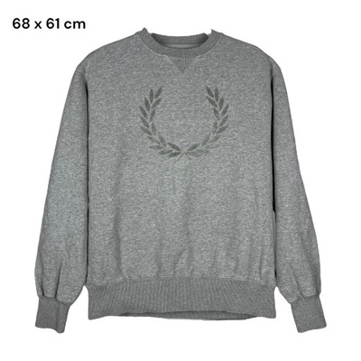 FRED PERRY VINTAGE BLUZA Z NAGRUKIEM L