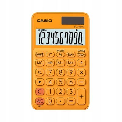 Kalkulator kieszonkowy CASIO SL-310UC pomarańczowy