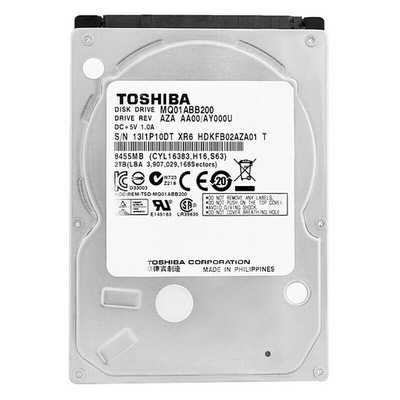 Dysk Toshiba 2TB MQ01ABB200 5,4K 8Mb Sata2 2,5''