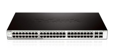 D-Link DGS-1210-52 łącza sieciowe Zarządzany L2 Gigabit Ethernet (10/100/10