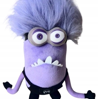 MASKOTKA MINIONKI ZATRUTY MINIONEK FIOLETOWY 30CM