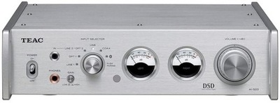 Wzmacniacz stereo TEAC AI-503 srebrny z Bluetooth