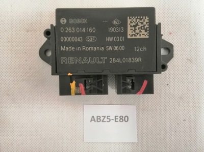 Блок управления renault espace v 2.0 dci 19r 0263014160 фото №1