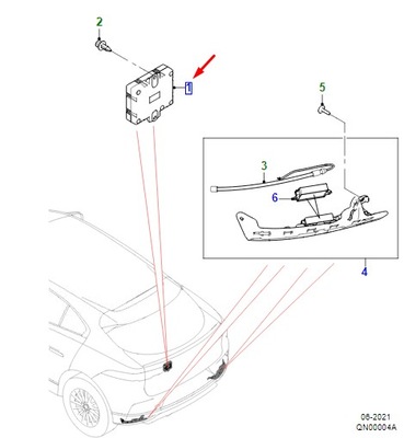 Jaguar i-pace x590 задняя дверь управление module t4k20910 original фото №1