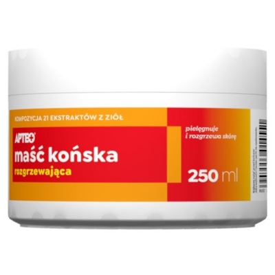 MAŚĆ KOŃSKA ROZGRZEWAJĄCA 250 ML APTEO