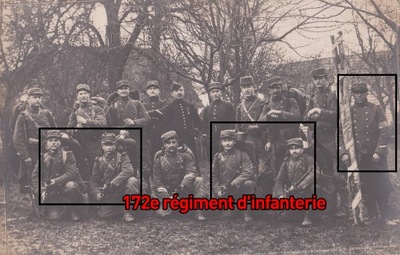 ŻOŁNIERZE RI 172 KARABIN MENAŻKA OPORZĄDZENIE SANITARIUSZ FRANCJA