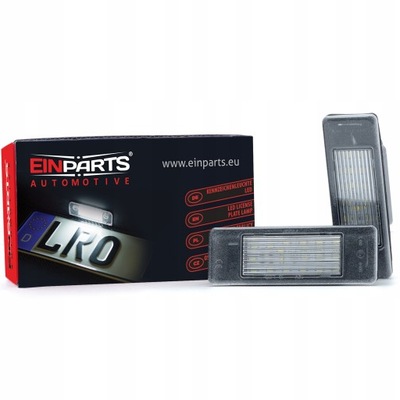 Лампа фонари led освещение номерного знака fiat peugeot citroen vw фото №1