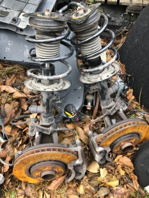 Renault espace v - амортизационная стойка поворотный кулак - initiale фото №1