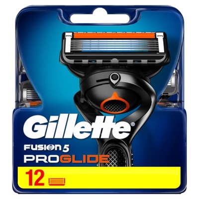 Gillette Fusion Proglide ostrza wkłady 12 szt UK