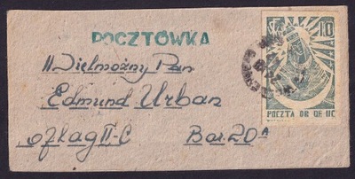 1942 Woldenberg Madonna pocztówka grafika Fi 13X