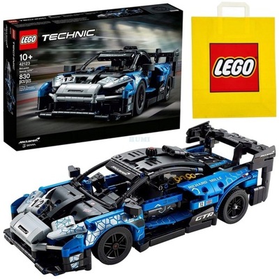 LEGO TECHNICS 42123 MODEL SAMOCHÓD WYŚCIGÓWKA MCLAREN SENNA GTR