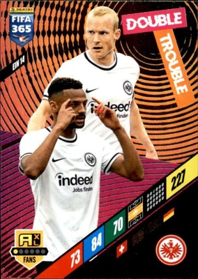 FIFA 365 2024 FANS karta PANINI DOUBLE TROUBLE Sow - Rode EIN 14 EINTRACHT