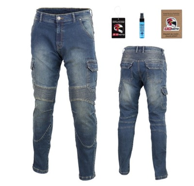 Spodnie jeansy SECA SQUARE BLUE niebieski GRATISY