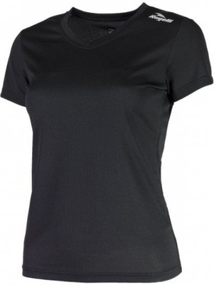 Damska koszulka do biegania treningowa sportowa czarna Rogelli Promo L