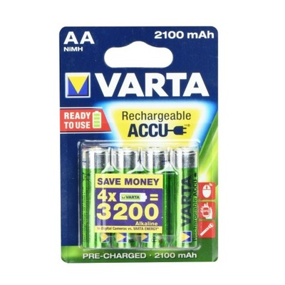 BATERIA AKUMULATOROWA VARTA R6 2100 MAH (AA) 4 SZT