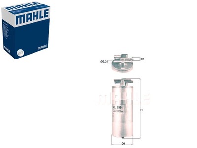 FILTRE CARBURANT MAHLE 4F0127401H ALG2111 PP9912 P1146 - milautoparts-fr.ukrlive.com