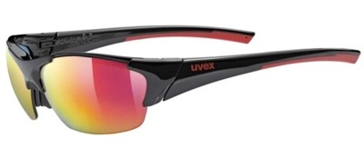 Okulary Uvex Blaze III 2.0 czarno-czerwone