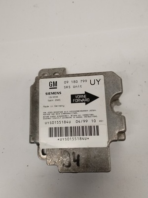 Модуль блок управления датчик подушка безопасности opel astra ii 09180799uy фото №1