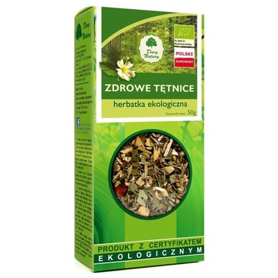 HERBATKA ZDROWE TĘTNICE BIO 50 g - DARY NATURY