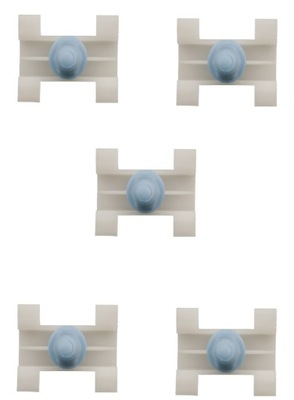 Клипса накладки боковой 51138166675 opel zafira a фото №1