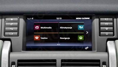 LAND ROVER EVOQUE MAPA RADIO MENU LEKTOR USA EU