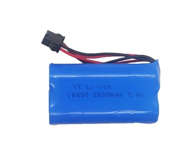 AKUMULATOR BATERIA LION 2600 MAH 7,4 V WTYCZKA 4 PIN