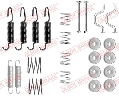 QUICK BRAKE [105-0816] КОМПЛЕКТ МОНТАЖНЫЙ КОЛОДОК ТОРМОЗНЫХ (S