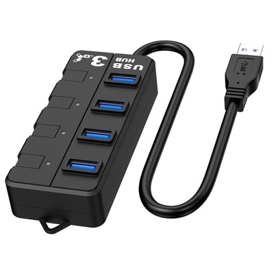 4-portowy rozdzielacz koncentratora USB 3.0 z