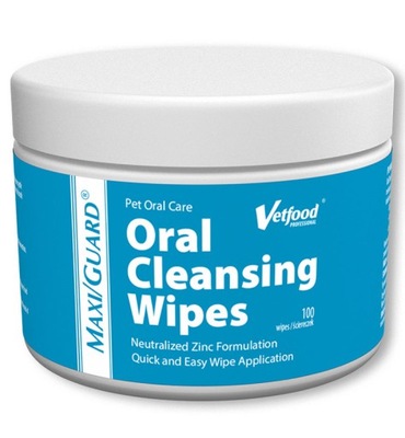 VETFOOD MAXI/GUARD ORAL CLEANSING WIPES 100 szt.